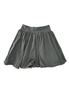 Matilda Jane Gray Polka Dot Skirt with Light Blue Lining